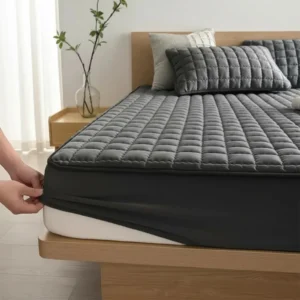 Capa Protetora Colchão Box Casal Padrão Matelado Impermeável - Imagem 4