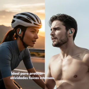 Fone De Ouvido Bluetooth 5.3 Tws Sem Fio Esportivo Compatível lp75 - Imagem 3