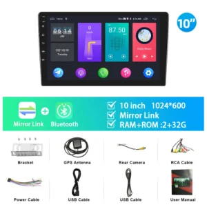 Podofo 10.1"/9"/7 " Android Car Radio 2Din Multimedia Video Player Carplay Android Auto Car Stereo For Toyota Volkswagen Hyundai - Imagem 17