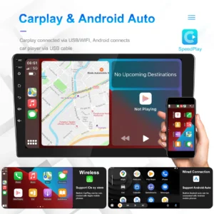 Podofo 10.1"/9"/7 " Android Car Radio 2Din Multimedia Video Player Carplay Android Auto Car Stereo For Toyota Volkswagen Hyundai - Imagem 3