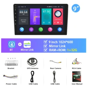 Podofo 10.1"/9"/7 " Android Car Radio 2Din Multimedia Video Player Carplay Android Auto Car Stereo For Toyota Volkswagen Hyundai - Imagem 14