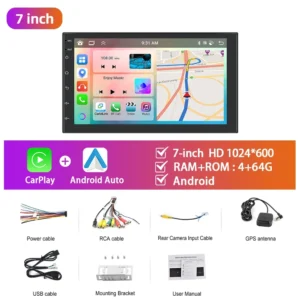 Podofo 10.1"/9"/7 " Android Car Radio 2Din Multimedia Video Player Carplay Android Auto Car Stereo For Toyota Volkswagen Hyundai - Imagem 11