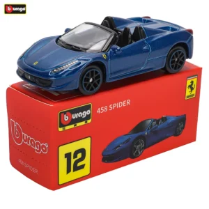 Ferrari SP3 458 599 ENZO F12 Modelo Pequeno Carro de Coleção Liga Modelo Brinquedo Presente Cena Decoração Clássico e Requintado Bburago1:64 - Imagem 6