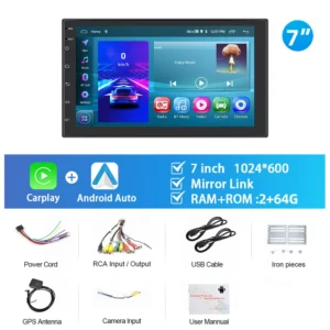 Podofo 10.1"/9"/7 " Android Car Radio 2Din Multimedia Video Player Carplay Android Auto Car Stereo For Toyota Volkswagen Hyundai - Imagem 8
