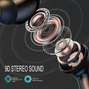 Fones de ouvido Bluetooth sem fio Thinkplus originais com redução de ruído ANC, microfone HD para chamadas, headset gamer com controle de tela sensível ao toque LED - Imagem 5